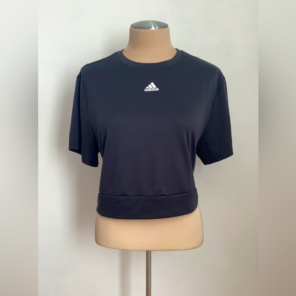 Adidas Black Crop Top